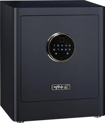 Produktbild von BASI - mySafe Premium - Elektronik-Möbel-Tresor - 350 - Code & Fingerprint - Schwarz