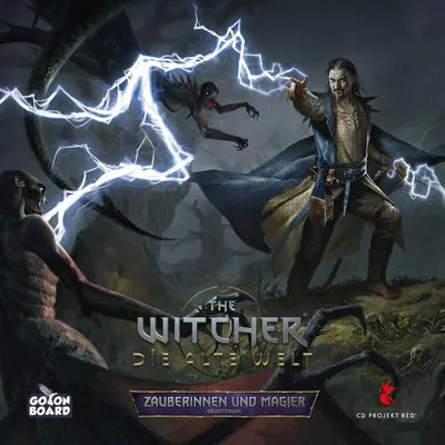 Produktbild von Asmodee The Witcher: Die Alte Welt Zauberinnen und Magier, Brettspiel-Erweiterung, Strategie, 14 Jahr(e), 90 min