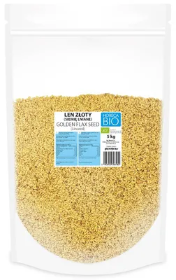 LEN ZŁOTY (SIEMIĘ LNIANE) BIO 5 kg - HORECA (BIO PLANET)