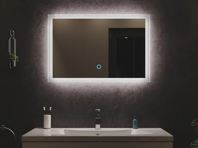 Produktbild von LED Spiegel 80x53 cm mit Touch Bedienung