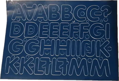 Image de Lettres et chiffres autocollants