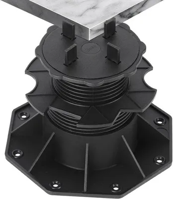 Immagine prodotto di Set di supporti per terrazze, 30 pezzi, 65-140 mm - con distanziatori - sistema di drenaggio antiscivolo - facile da installare