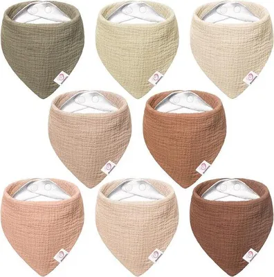 Produktbild von Famanu Baby Dreieckstuchset 8 Stück - für Jungen und Mädchen