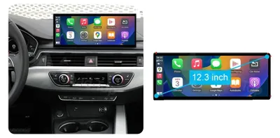 Produktbild von Auto Multimedia Touchscreen, Displaygröße, Smartphone-Integration, kompatibel mit Audi A4 A5 2016-2019, MIB-Version LHD