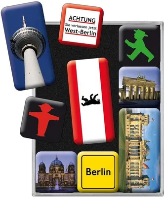 Produktbild von Nostalgic-Art - 9tlg. Magnetset - Berlin Ampelmann