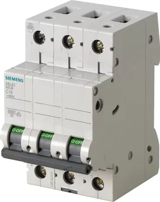 Produktbild von Leitungsschutzschalter 400V 6kA, 3-polig, C, 50A 5SL6350-7 SIEMENS