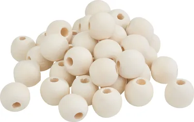Produktbild von VBS Bastel-Holzperlen Set 1 cm bis 2 cm ideal für Schmuck und Dekoration