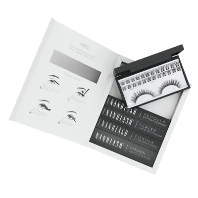 Immagine prodotto di Starter kit per extension ciglia a grappolo a fai da te CHARM Nanolash