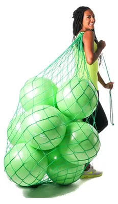 Immagine prodotto di 10 Togu Redondo® Balls Plus 38cm con rete per palline - verde
