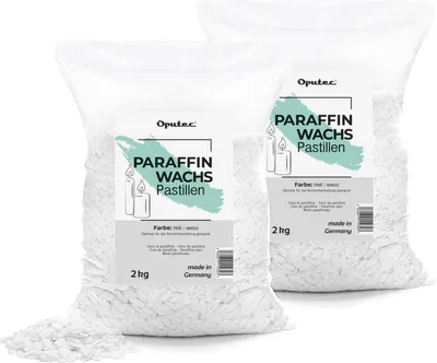 Produktbild von Oputec Paraffinwachs Pastillen 4kg (Weiß)