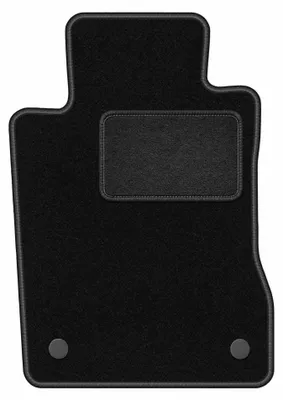 Produktbild von Fahrermatte Velours für Mercedes E W211 2002-2009 (Limousine/Kombi) – 1-tlg, Schwarz, passgenau – Wielganizator LUX