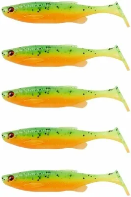 Image de Savage Gear Fat Minnow T-Tail 5 pcs Firecracker 9 cm 7 g Leurre en caoutchouc