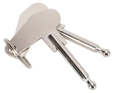 Zündschlüssel für Traktor, 2 Stück, 5 mm, Metall, Universal