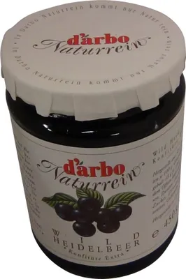 Produktbild von Darbo Wildheidelbeer Konfitüre Extra Naturrein Fruchtaufstrich 450g