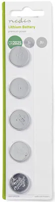Image de Pile bouton au lithium CR2025 | 3 V DC | 5-Blister | Argent