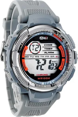 Produktbild von Uhr M974 Quarzwerk, 100m wasserdicht, antiallergisch, Stoppuhr, Alarm, Datum