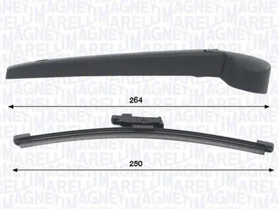 Zdjęcie produktu dla Ramię Wycieraczki Z Piórem 250Mm Vw Golf Viii 07.19- Tył