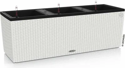 Obrázek produktu pro LECHUZA TRIO Cottage 30, Květináč, Volně stojící, Bílá, Obdélník, Vnitřní/venkovní, 80 cm