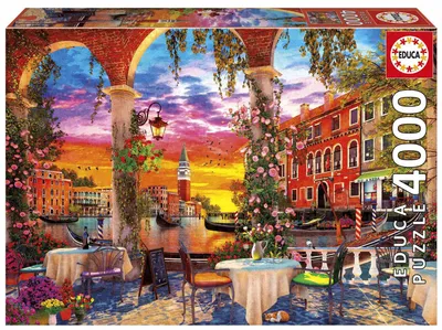 Produktbild von Educa Puzzle Venedig 4000 Teile Karton Puzzle Erwachsene