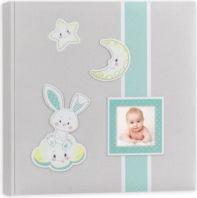 Produktbild von ZEP Babyalbum „Fred“, blau, 24 x 24 cm