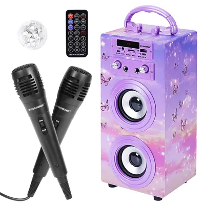 Produktbild von DYNASONIC 3. Gen Karaoke Mikrofon – Perfektes Geschenk für
