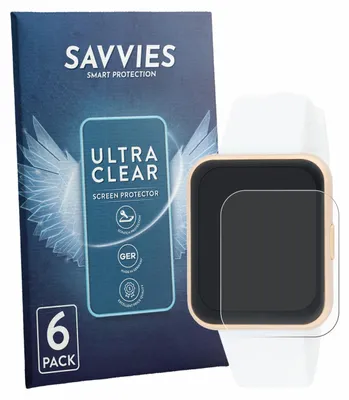 Produktbild von 6x Für Liu Jo Voice Slim 2.0 SWLJ201 Schutzfolie Savvies Displayschutz Display Schutz Folie Klar Transparent