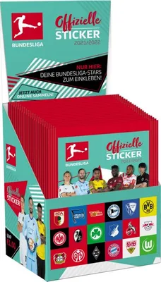 Produktbild von Topps Bundesliga Sammelsticker 2021/22 - 1 Display (50 Tüten)