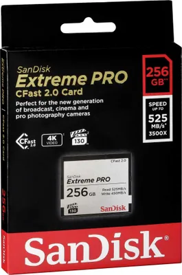 Image de SanDisk Extreme Pro - Carte mémoire flash - 256 Go - CFast 2.0