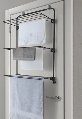 Obrázok produktu pre Závesný sušiak Metaltex Gale 11 m čierny