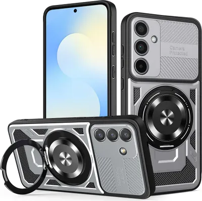 Zdjęcie produktu dla Techsuit - etui RuggedCam do Samsung Galaxy S25 FE – szare