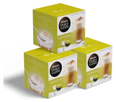 Image de Nescafé Dolce Gusto Capsules de café cappuccino 3x16 capsules