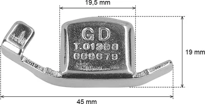 Produktbild von Präzise magnetische Nahtführung 4039 für gleichmäßigen Stoffabstand an Nähmaschinen