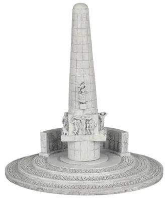 Produktbild von Weihnachtsstadt-Miniatur, Nationaldenkmal auf dem Dam, "Around the World", 13,5 x 13,5 x 14,5 cm, Luville