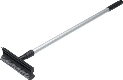 Obrázok produktu pre Škrabka na čelné sklo so špongiou a teleskopickou rukoväťou, 710 , 710 mm, čierna