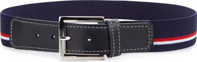 Image de Ceinture élastique pour enfants Ladeheid, 5-14 ans, jusqu'à 85 cm, P23 (bleu foncé/rouge/blanc/noir)