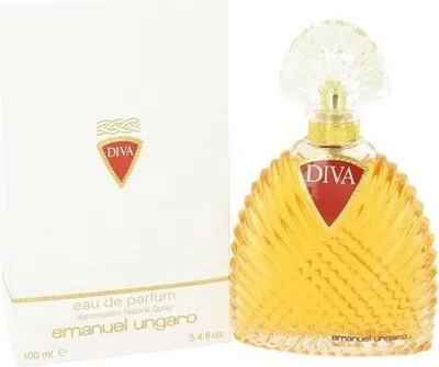 A perfume bottle and its box are displayed side-by-side against a white background.
