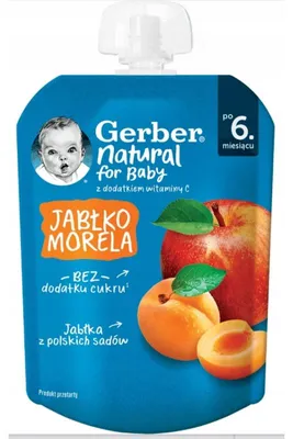 Obrázok produktu pre Gerber Detská výživa Jablko Marhuľa 80 g