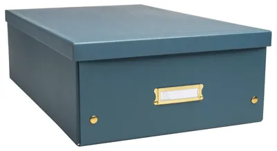 Aufbewahrungsbox A3, Karton, 33x50x18 cm, entenblau
