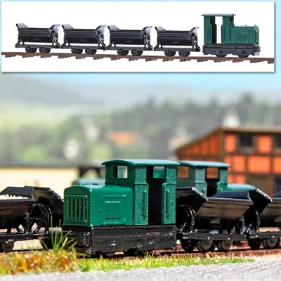 Produktbild von Busch 8070 - 1/160 / N Feldbahn-Set - Neu