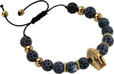Image de Bracelet CE-28489 Or / Noir - Élégance et Confort KP28489