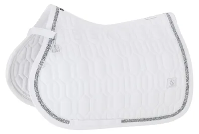 Produktbild von Eskadron Classic Sports 26 Softshell Jewel Schabracke, Größe:Vielseitigkeit, Farbe:white