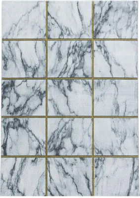 Produktbild von Kurzflor Teppich NAXOS Gold 140 x 200 cm