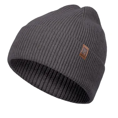 Produktbild von HEYO Uni Wollmütze Winter Beanie Merino Wolle HCU009 Grau
