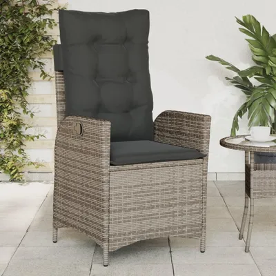 Image de Chaise de jardin - Fauteuil de relaxation - Chaise d'extérieur - Chaise de balcon - Dossier réglable