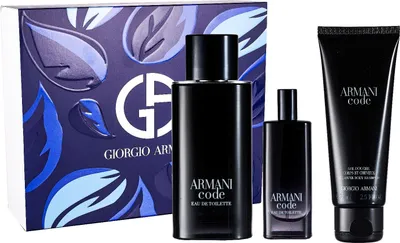 Zdjęcie produktu dla Zestaw upominkowy Code for Men EDT 125 ml, żel pod prysznic 75 ml i miniatura EDT 15 ml