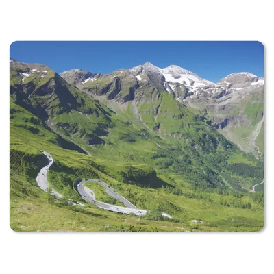 Produktbild von MuchoWow® Mauspad Mousepad Die Großglocknerstraße durch die österreichischen Alpen 23x19 cm - Mousepads - Maus Mat - Pad - Mausunterlage - Schreibtischunterlage - Mauspad