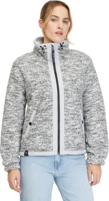 Produktbild von Ragwear Nordicka Bonded - Damen Fleecejacke, Größe:S, Farbe:ash