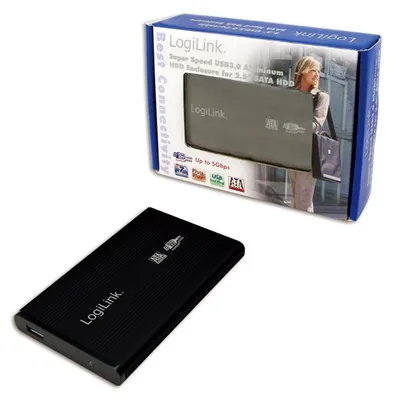 Obrázok produktu pre LogiLink UA0106, 2.5", SATA, 5 Gbit/s, Vymeniteľný za prevádzky, Čierna