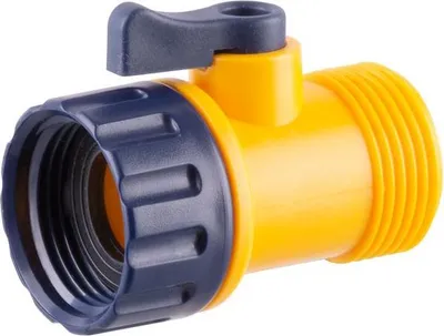 Image de Raccord Strend Pro Garden, repartiteur, 1 voie, de jardin, avec vanne