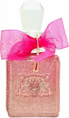 A bottle of Juicy Couture Viva La Juicy Rose Eau De Parfum Spray.
